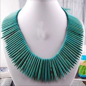 🔥NEW🔥Fashionable Teal Collar Necklace